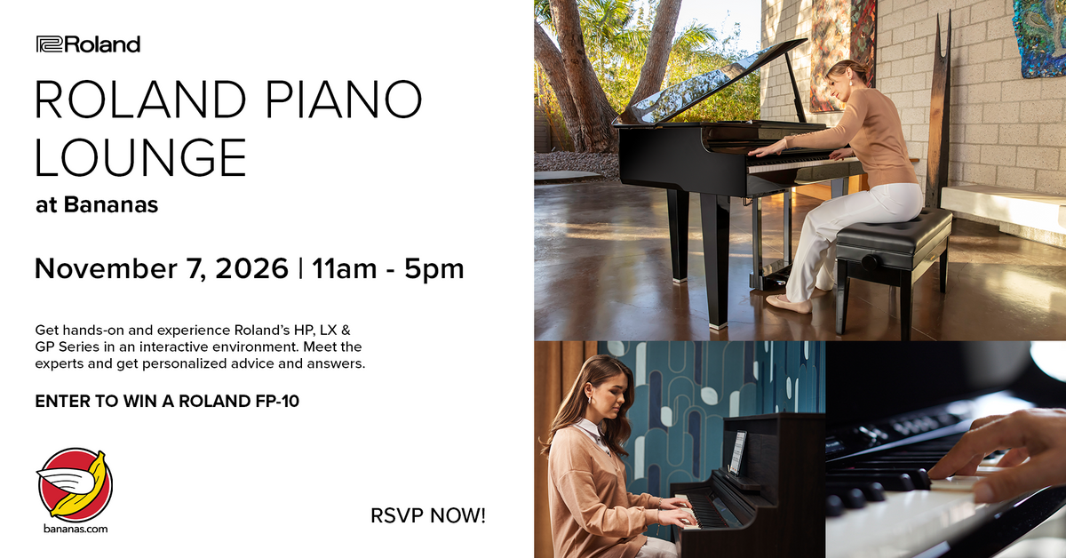 San Rafael: Roland Piano Lounge at Bananas - Sat, November 7