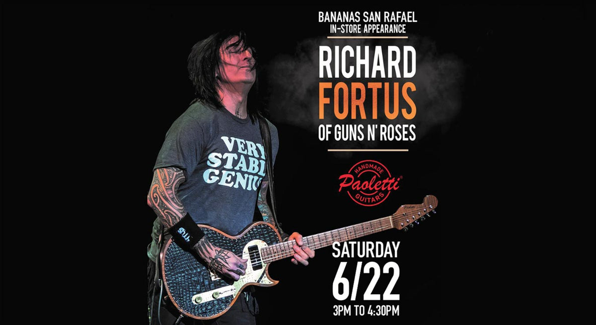 Paoletti Guitars presents Richard Fortus - Past Event