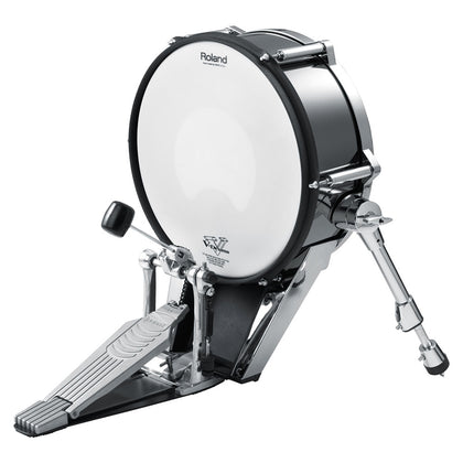 Roland KD-140 V-Kick 14 in. V-Drum Bass Drum Kick Trigger Pad - Black Chrome