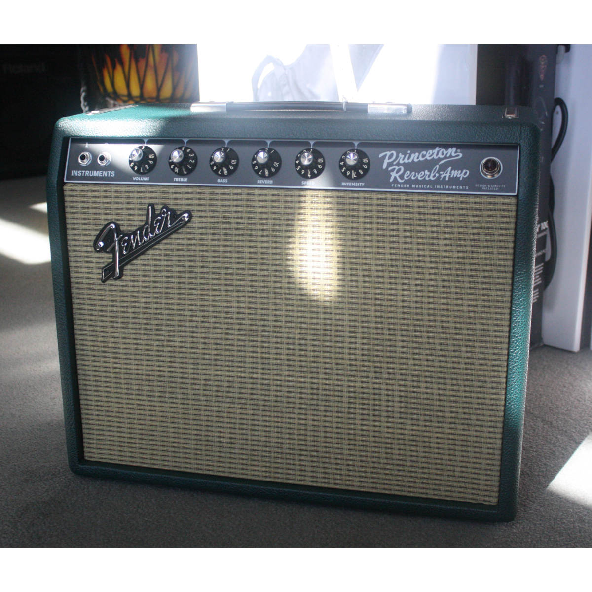 Fender Limited Edition '65 Princeton Reverb Guitar Amp w/ British Gree