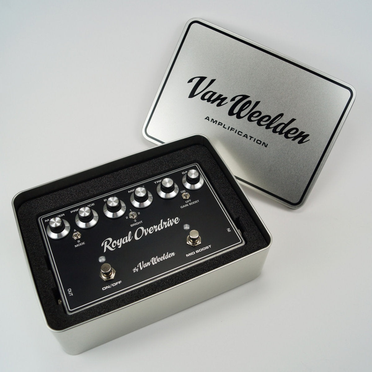 Van Weelden Royal Overdrive Version 2 Upgraded Overdrive Pedal – Bananas At Large Inc.® Musical Instruments & Pro Audio