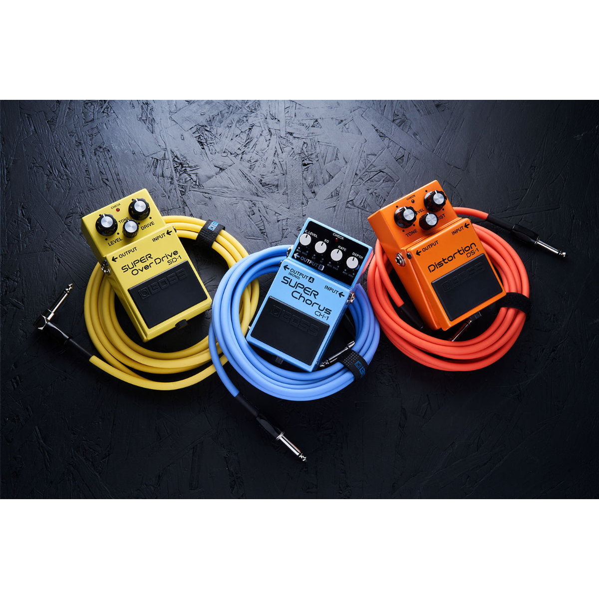 BOSS BIC-10A-OR Instrument Cable - Straight to Angled - Orange