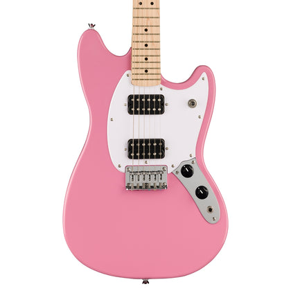 Squier Sonic Mustang HH - Flash Pink with Maple Fingerboard & White Pickguard