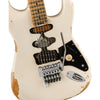 EVH Frankenstein Relic Series Electric Guitar, Maple Fingerboard - White