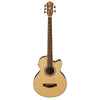 Ibanez AEB105E 5-String Acoustic-Electric Bass - Natural High Gloss