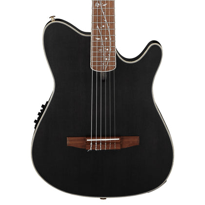 Ibanez TOD10N Tim Henson Signature Nylon String Acoustic Guitar - Transparent Black Flat