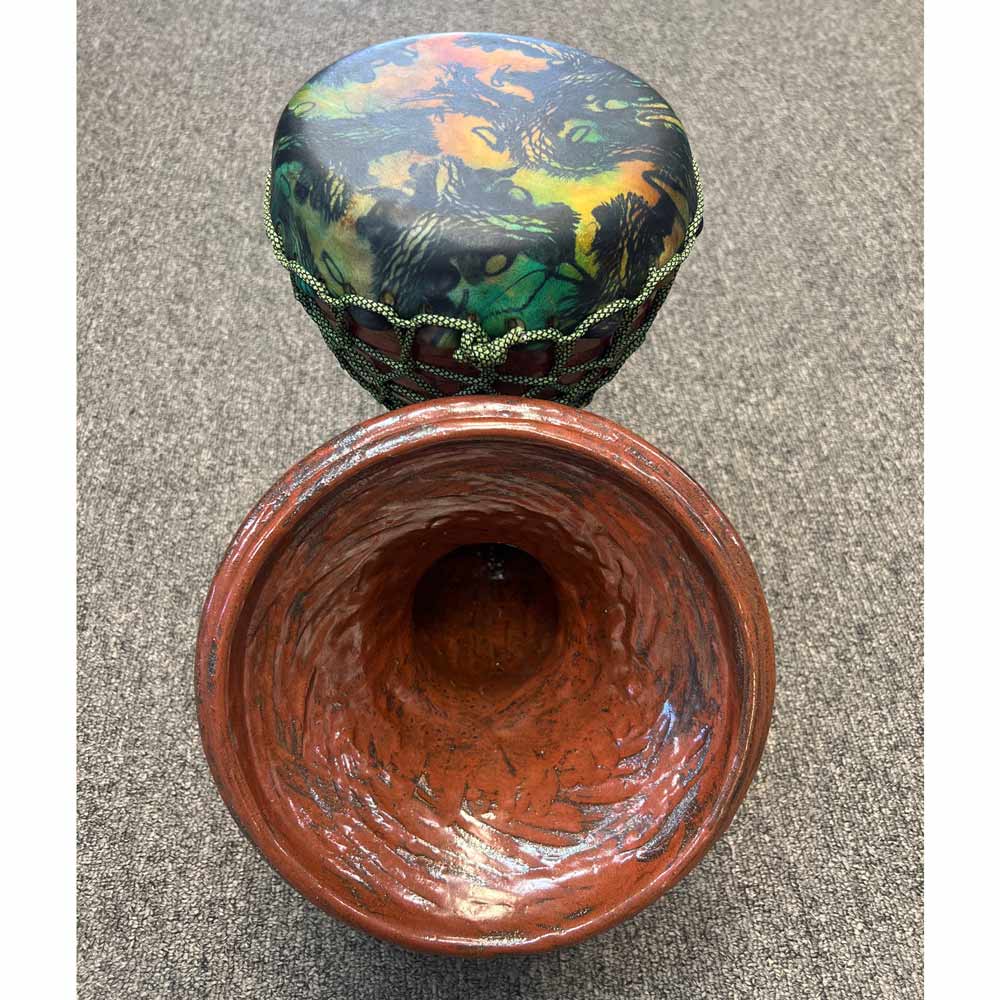 Earthdrum 7 in. Ceramic Hand Drum (PreOwned) Bananas at Large®