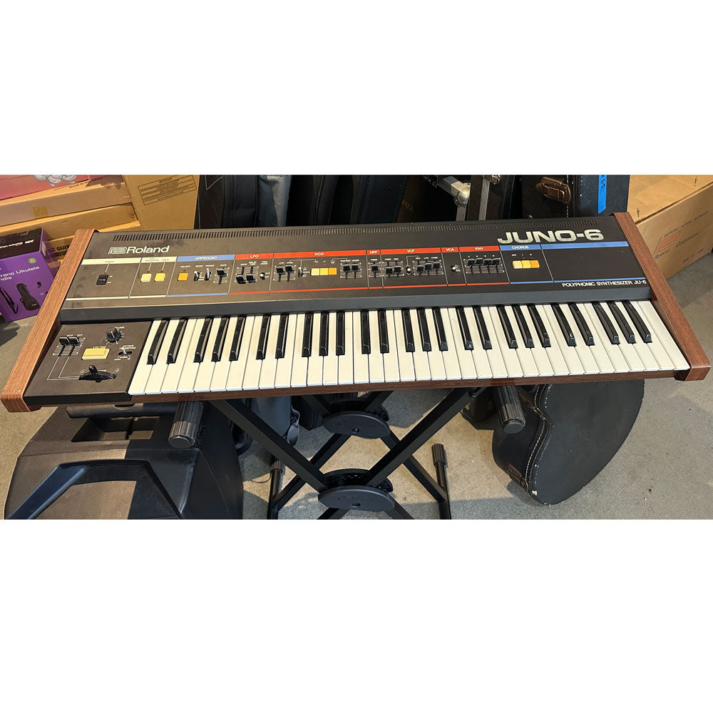 Roland Vintage 80s Juno-6 61-Key Polyphonic Synthesizer (Pre-Owned