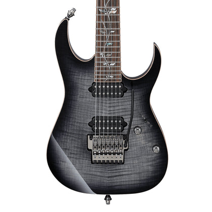 Ibanez RG8527 RG J Custom 7-String Electric Guitar with Case - Black Rutile