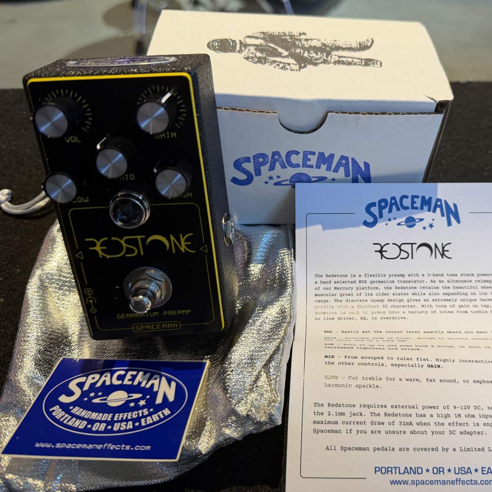 Spaceman Redstone Germanium Preamp Effects Pedal