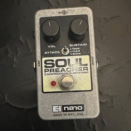EHX Soul Preacher Compressor/Sustainer Pedal (Pre-Owned)