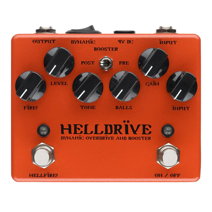weehbo pedals Weehbo Helldrive Dynamic Overdrive and Booster Pedal