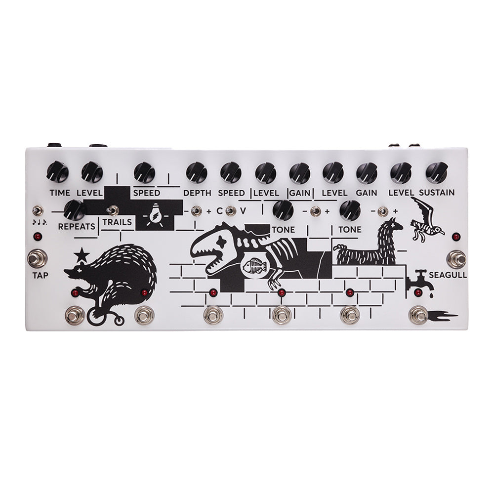 Jam Pedals Pink Flow MultiEffects Pedal Bananas at Large® Musical