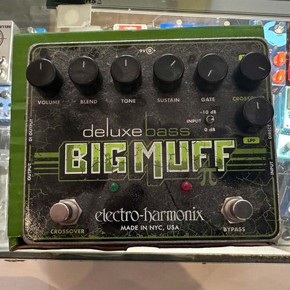Electro-Harmonix Deluxe Bass Big Muff PI Fuzz/Distortion/Sustainer Pedal (Pre-Owned)