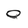 Hosa Balanced Interconnect Cable, 1/4 in. to Right-Angle 1/4 in. - 5 ft.