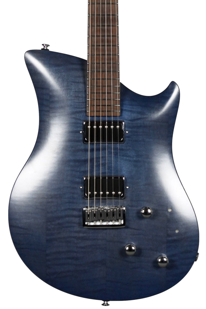 Relish Guitars Flamed Marine Jane Electric Guitar with Piezo Pickup