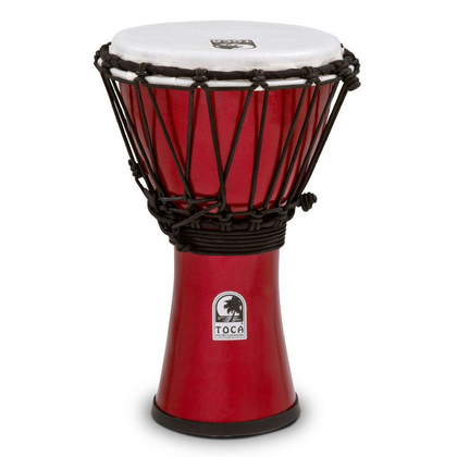 Toca Freestyle Colorsound 7 in. Djembe - Metallic Red