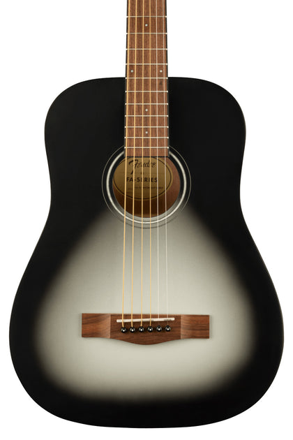 Fender FA-15 3/4 Scale Steel Acoustic Guitar with Gig Bag, Walnut Fingerboard - Moonlight
