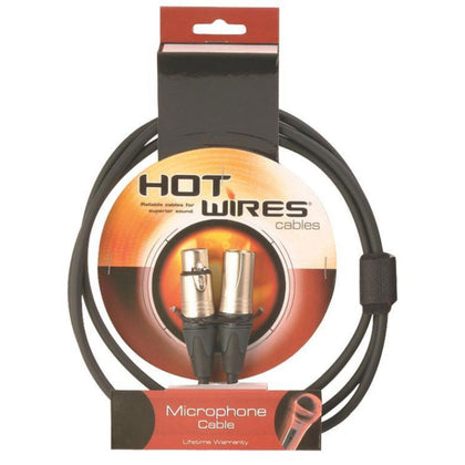 On-Stage - MC-3NN - 3 ft Hot Wire Pro Microphone Cable - Neutrik XLR Female to Male