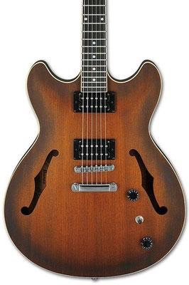 Ibanez AS53 Artcore Series Semi-Hollow Body Electric Guitar - Tobacco Flat