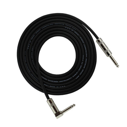 StageMASTER SEGL-15 USA Straight to Angle Instrument Cable - 15 ft.