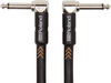 Roland RIC-B3AA Black Series 3ft Instrument Cable with Angled to Angled 1/4 in. jack - Bananas at Large