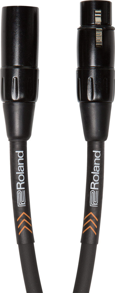 Roland RMC-B25 Black Series 25ft. Mircrophone Cable with Heavy Duty XLR Connectors - Bananas at Large