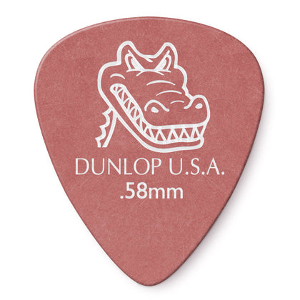 Dunlop 417P 12-Pack Gator Grip .58mm Standard Guitar Picks
