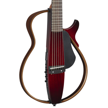 Yamaha SLG200S Steel String Silent Guitar - Crimson Red Burst