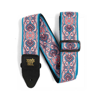 Ernie Ball P04666 Jacquard Design Polypro 2 in. Guitar Strap - Pink Paisley