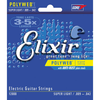 Elixir 12000 Electric Guitar Strings Nickel Plated Steel with Polyweb Coating - Super Light - Bananas At Large®