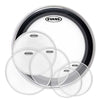 Evans G1 Clear Drumheads - Fusion Pack - 10-12-14 -  Plus 22 in EMAD