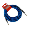 Strukture SC186W 18.6ft Woven Instrument Cable - Blue - Bananas at Large