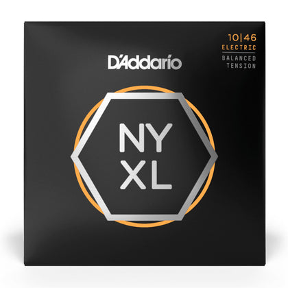 D'Addario NYXL1046BT Nickel Wound Electric Guitar Strings Balanced Tension, 10-46