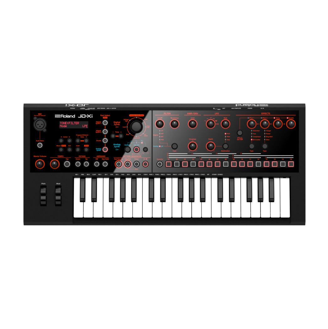 Roland JD-Xi 34-Mini-Key Portable Analog-Digital Crossover