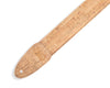 Levy's Leathers MX8-NAT 2 in. Wide Cork Guitar Strap - Solid Natural Cork