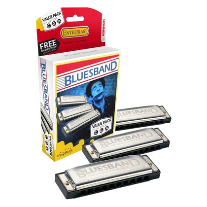 Hohner Bluesband Value Pack Includes Key of G, C, A