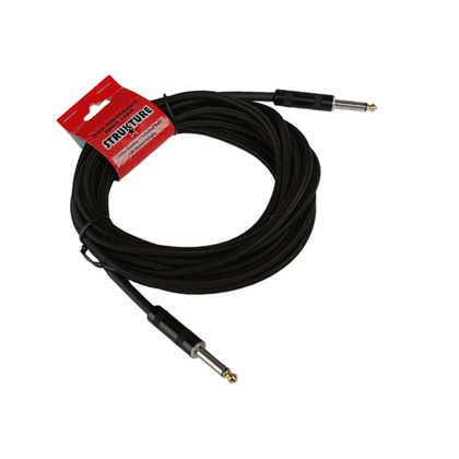 Strukture SC186W 18.6ft Instrument Cable, Woven Black - Bananas at Large