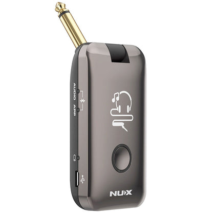 NUX MP-2 Mighty Plug Guitar & Bass Modeling Earphone Amplug w/ Bluetooth