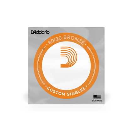D'Addario - BW045 - 80/20 Bronze Wound Single Acoustic Guitar String .045