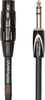 Roland RCC-3-TRXF Black Series 3ft Interconnect Cable with 1/4 in. TRS Male to XLR Female - Bananas at Large