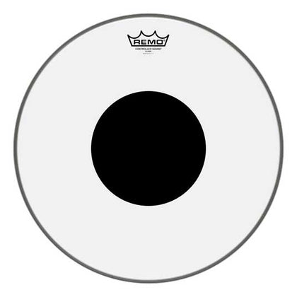 Remo - CS-0316-10 - Controlled Sound Clear Drumhead - Black Dot - 16 in Batter