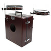 Toca Kickboxx Suitcase Drum Set with Kickboxx - 10 in. Snare - 10 in. Tom and 3 Accessory Mounting Rods
