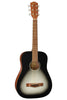 Fender FA-15 3/4 Scale Steel Acoustic Guitar with Gig Bag, Walnut Fingerboard - Moonlight