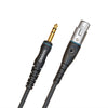 D'Addario PW-GM-10 Custom Series Microphone Cable - 1/4 in. to XLR - 10 ft.