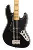 Squier Classic Vibe '70s Jazz Bass V with Maple Fingerboard - Black