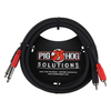 Pig Hog PD-R1406 Solutions 6ft RCA - 1/4 in. Dual Cable - Bananas at Large