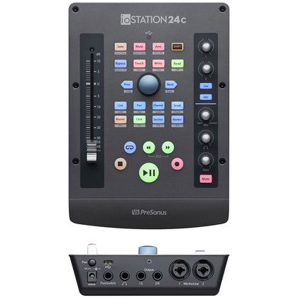 PreSonus ioStation 24c: 2x2 USB-C Compatible Audio Interface and Production Controller (*FADED BOX, Original Presonus 2021 Model- Pre-Fender, Open Box*)