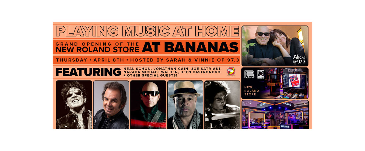 Roland Store Grand Opening - April 8th, 2021