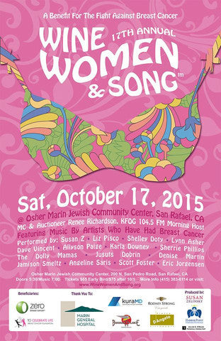 Bananas at Large is proud to be a sponsor... The 17th Annual, Wine Women & Song - A Benefit For The Fight Against Breast Cancer.